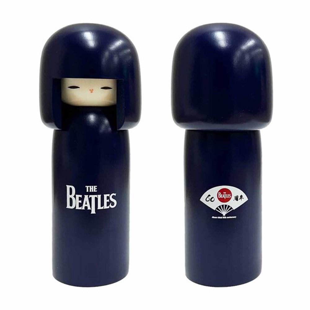 THE BEATLES ビートルズ (結成 65周年 ) - meets Japanese traditional craft Album debut 60th anniversary / こけし / 中 / 青色 / インテリア置物 - PGS